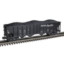 PREORDER Atlas 3002287 4-Bay Coal Hopper - 2-Rail - Ready to Run - Premier -- Southern Pacific (black, white, Speed Lettering), O