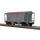 PREORDER Atlas 3001342 PS-2 3-Bay Covered Hopper - 3-Rail - Ready to Run - Premier -- Full-O-Pep Feeds (gray, red), O