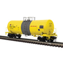 PREORDER Atlas 3001457 17,600-Gallon Corn Syrup Tank Car - 3-Rail - Ready to Run - Master(R) -- US Army (yellow, gray, yellow conspicuity marks), O