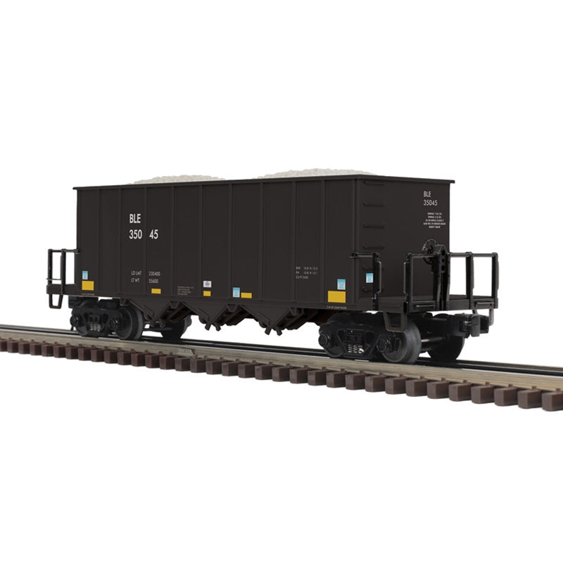 PREORDER Atlas 3001461 Ortner/Trinityrail Rapid Discharge Hopper - 3-Rail - Ready to Run - Premier -- Bessemer & Lake Erie (black), O