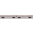 PREORDER Atlas 3001475 70' Sleeper, Diner Set - 3-Rail - Premier -- Amtrak