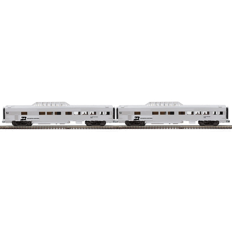 PREORDER Atlas 3001478 70' Dome 2-Pack - 3-Rail - Premier -- Burlington Northern