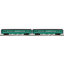 PREORDER Atlas 3001484 70' Coach 2-Pack - 3-Rail - Premier -- Penn Central