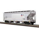 PREORDER Atlas 3002628 ACF(R) 3-Bay Centerflow Covered Hopper - 2-Rail - Premier -- Union Pacific SP (Patch, gray, small UP Shield), O