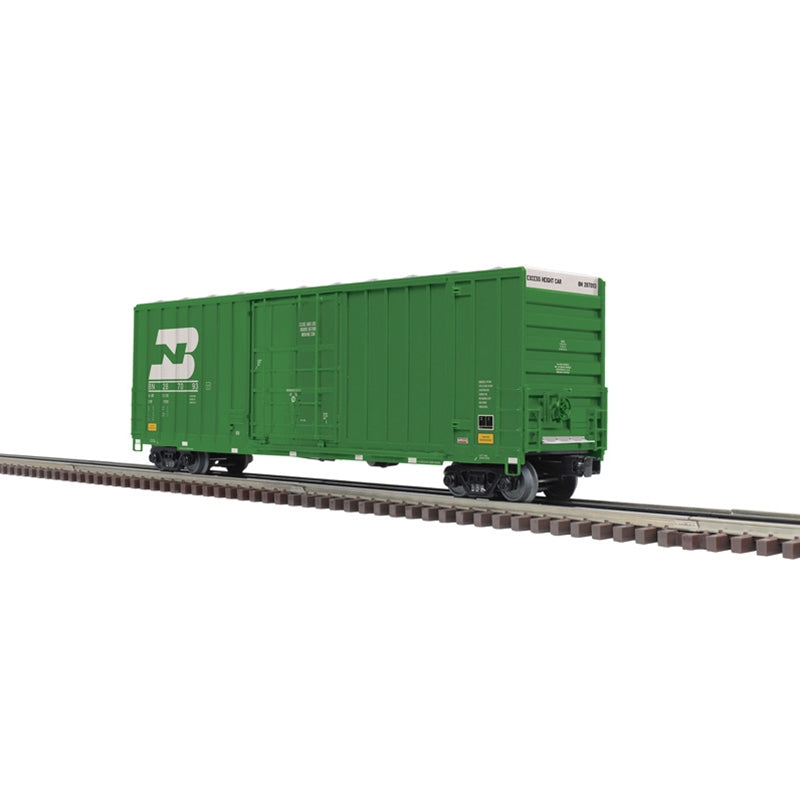 PREORDER Atlas 3001635 Gunderson 50' High-Cube Boxcar - 3-Rail - Ready to Run - Premier -- Burlington Northern (1990s Logo, Cascade Green, white), O