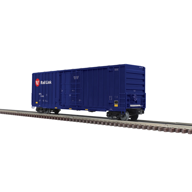 PREORDER Atlas 3001636 Gunderson 50' High-Cube Boxcar - 3-Rail - Ready to Run - Premier -- Montana Rail Link (blue, white, red, Red Dot Logo), O