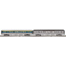 PREORDER Atlas 3001652 70' Coach, Diner Set - 3-Rail - Ready to Run -- D&H #24 (silver, blue, yellow) NYC #39 (silver, black),