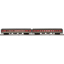 PREORDER Atlas 3001655 70' Smooth-Side Coach, Sleeper Set - 3-Rail - Ready to Run -- Erie Lackawanna
