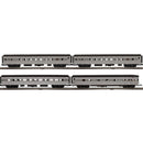 PREORDER Atlas 3001659 70' 2 Sleeper, Diner, Observation Set - 3-Rail - Ready to Run -- New York Central (1940 Scheme, 2-Tone Gray), O