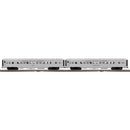PREORDER Atlas 3001662 70' Fluted-Side 2 Coaches - 3-Rail - Ready to Run -- New York Central