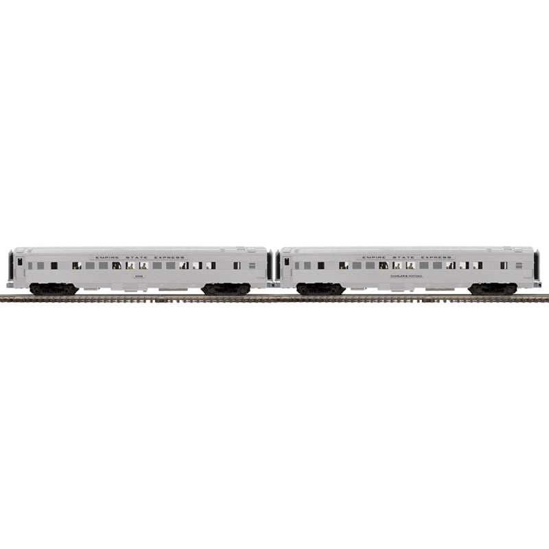 PREORDER Atlas 3001662 70' Fluted-Side 2 Coaches - 3-Rail - Ready to Run -- New York Central