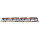 PREORDER Atlas 3001667 70Õ Smooth-Side Bi-Level Gallery Car 4-Pack3-Rail -  Ready to Run - Premier -- Metra