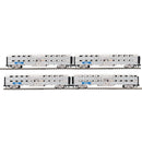 PREORDER Atlas 3001668 70Õ Fluted-Side Bi-Level Gallery 3 Coach, Cab Car Set 3-Rail -  Ready to Run -- Metra/BNSF