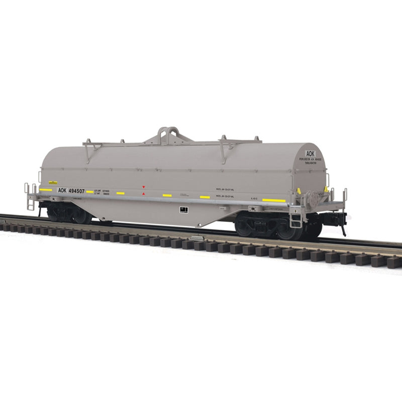 PREORDER Atlas 3001734 NSC 42' Coil Car w/Fishbelly Side Sill - 3-Rail - Ready to Run - Master(R) -- Arkansas-Oklahoma AOK (Ex-CSX, gray, yellow conspicuity marks), O