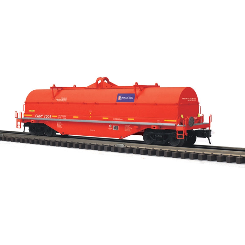 PREORDER Atlas 3001739 NSC 42' Coil Car w/Fishbelly Side Sill - 3-Rail - Ready to Run - Master(R) -- Columbus & Greenville CAGY (red, blue, Servercorr Logo), O