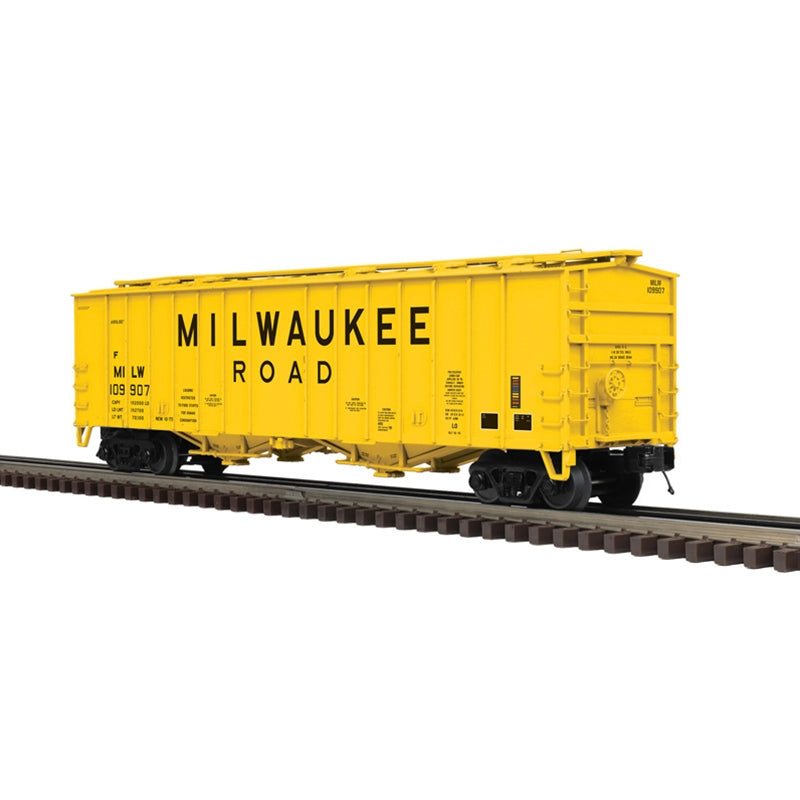 PREORDER Atlas O 3002782 50' Airslide Covered Hopper, 2-Rail, Premier, Milwaukee Road