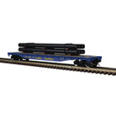 PREORDER Atlas O 3002880 52' 6"Flat Car with Load 2-Rail, Alaska 77.95