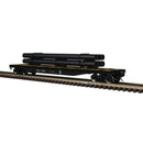 PREORDER Atlas O 3001882 52' 6"Flat Car with Load 3-Rail, Boston & Maine 72.95