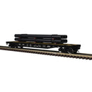 PREORDER Atlas O 3002883 52' 6"Flat Car with Load 2-Rail, Central of New Jersey 77.95
