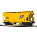 PREORDER Atlas O 3001893 2-Bay Centerflow Covered Hopper 3-Pack, 3-Rail, Premier, Chicago & North Western