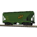 PREORDER Atlas O 3001893 2-Bay Centerflow Covered Hopper 3-Pack, 3-Rail, Premier, Chicago & North Western