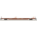 PREORDER Atlas Master Line O 3002942 2-Rail ACF 89'4" Intermodal Flatcar, Trailer-Train TTAX