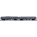 PREORDER Atlas Premier O 3001947 3-Rail 70' Streamlined Coach/Dome Car Set, Baltimore & Ohio