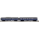 PREORDER Atlas Premier O 3001948 3-Rail 70' Streamlined Dome/Observation Car Set, Baltimore & Ohio