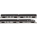 PREORDER Atlas Premier O 3001949 3-Rail 70' Streamlined Baggage/Sleeper/Coach/Skytop Observation Car Set, Canadian National
