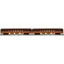 PREORDER Atlas Premier O 3001953 3-Rail 70' Streamlined Sleeper, Illinois Central Land O Strawberries (2-Pack)