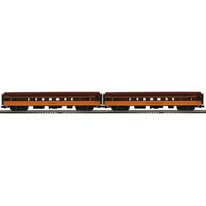 PREORDER Atlas Premier O 3001953 3-Rail 70' Streamlined Sleeper, Illinois Central Land O Strawberries (2-Pack)