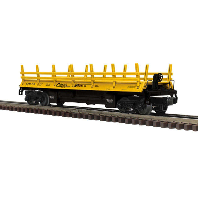 PREORDER Atlas Premier O 3001971 3 Rail Log Dump Car, Chehalis Western