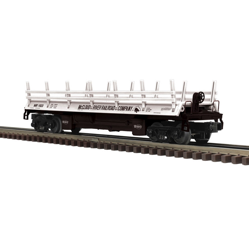 PREORDER Atlas Premier O 3001973 3 Rail Log Dump Car, McCloud River