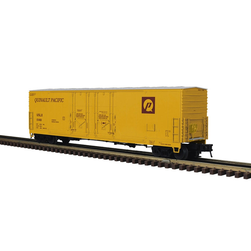 PREORDER Atlas Master Line O 3002986 2 Rail 53' Evans Double Plug Door Box Car, Quinault Pacific USLX