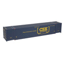 PREORDER Atlas 3002038 Jindo 53' Container - Assembled -- CSX (blue, yellow, Boxcar Logo), O
