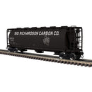 PREORDER Atlas 3002444 3-Bay Cylindrical Hopper - 2-Rail - Ready to Run - Master -- Sid Richardson (black, white), O