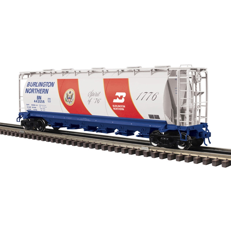 PREORDER Atlas 3002446 6-Bay Cylindrical Hopper - 2-Rail - Ready to Run - Master -- Burlington Northern