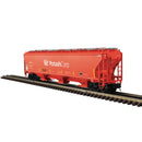 PREORDER Atlas Master Line O 3002923 2-Rail Trinity 5161 Cubic Foot Covered Hopper, Potash GACX
