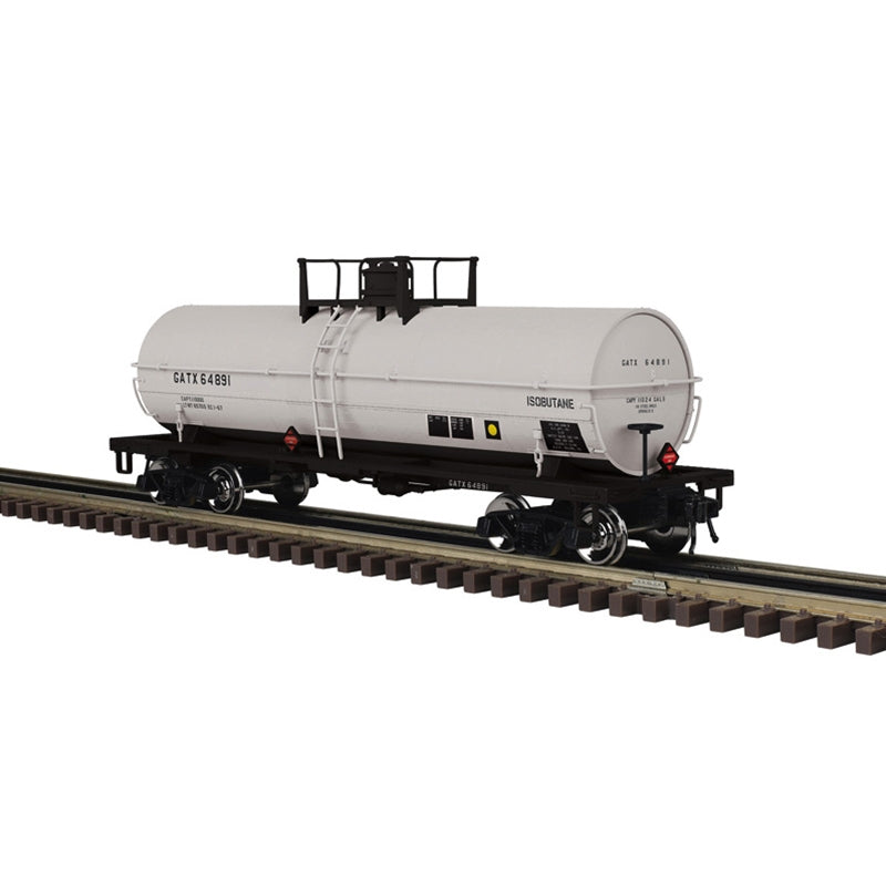 PREORDER Atlas Master Line O 3002993 2 Rail 11,000 Gallon Tank Car, GATX Isobutane