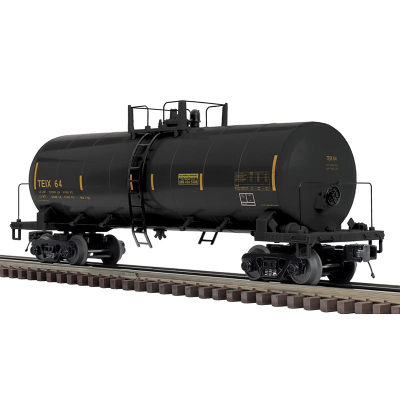 PREORDER Atlas 3004038 40' Modern Tank Car - 2-Rail - Ready to Run - Premier -- Transportation Energy (black, yellow), O
