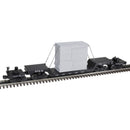PREORDER Atlas 3004048 75' Depressed-Center Flatcar w/Transformer - 2-Rail - Ready to Run - Premier -- Western Pacific (black), O