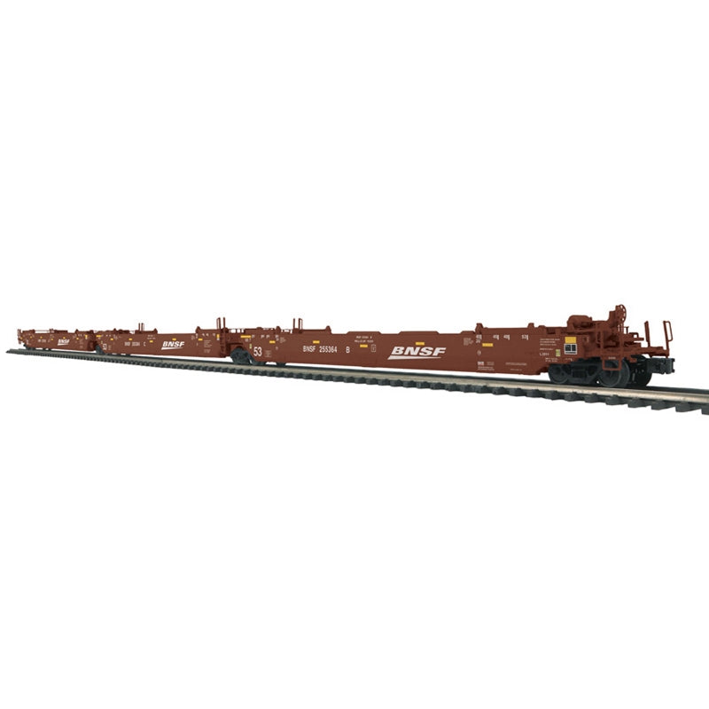 PREORDER Atlas 3004053B Gunderson Maxi-IV 3-Unit Well Car - 2-Rail - Ready to Run - Premier -- BNSF Railway