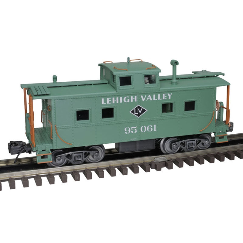 PREORDER Atlas 3004062 Northeast Caboose - 2-Rail - Ready to Run - Premier -- Lehigh Valley (green, black), O