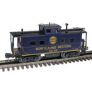 PREORDER Atlas 3004064 Northeast Caboose - 2-Rail - Ready to Run - Premier -- Norfolk & Western (blue, yellow, Hamburger Logo), O
