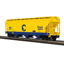 PREORDER Atlas O 3004096 3-Bay Cov Hopp 2RL WM