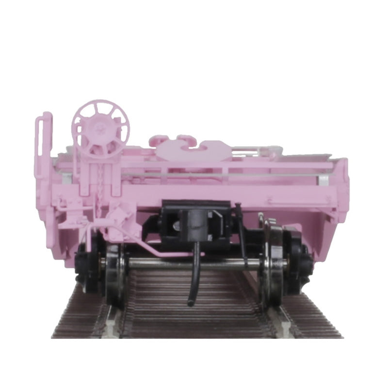 Atlas 3003033  53' Rebuilt Well Car - 3-Rail - Ready to Run - Premier -- TTX DTTX 475412 (pink, Breast Cancer Awareness), O Scale