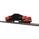 PREORDER Atlas O 3007114 Hot Metal Car with Flickering Molten Load 3-Rail, Rouge Steel 99.95