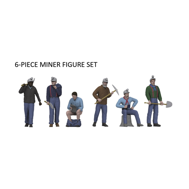PREORDER Atlas Premier O 3009996 Set of Miners (6-Pack)