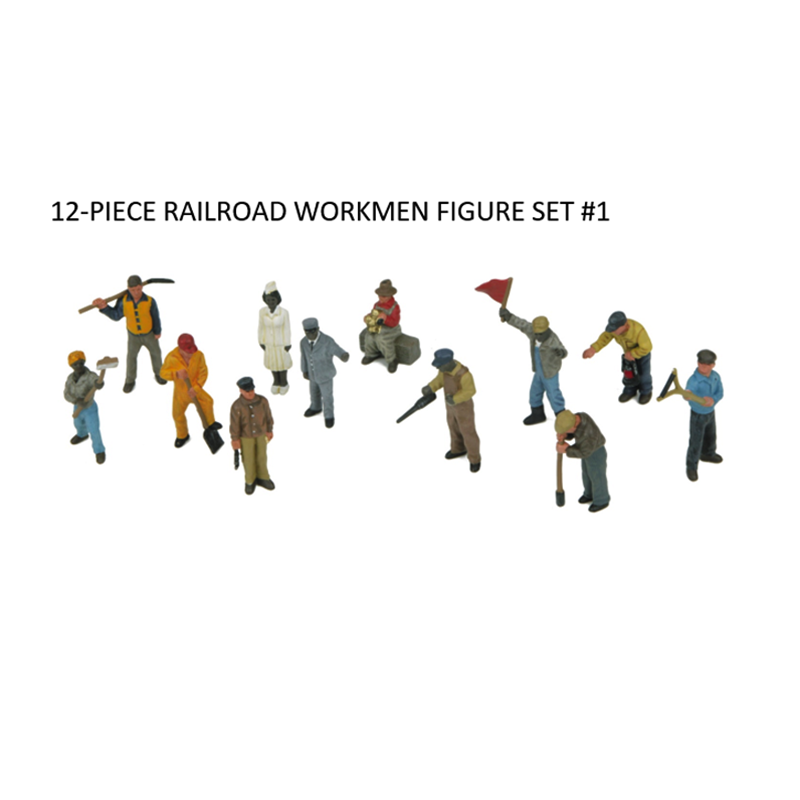 PREORDER Atlas Premier O 3009998 Railroad Workmen Set (12-Pack) | 40.19