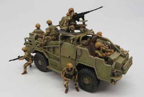 Trident Miniatures HO 96651 Modern British Army Infantry Mounted, Unpainted (7)